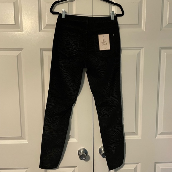 NWT Ted Baker debrah velvet zebra skinny pants - Picture 4 of 12